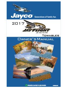 2017 Jay Flight Bungalow Manual